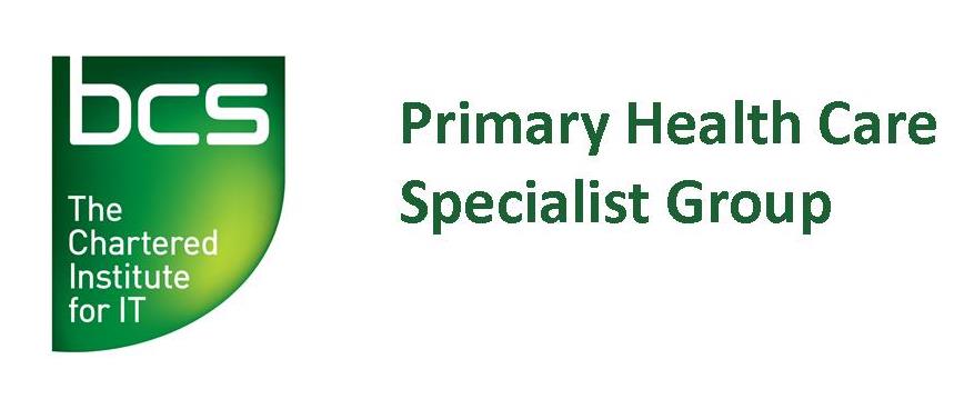 bcs The Chartered Institute for IT - Primary Health Care Specialist Group
